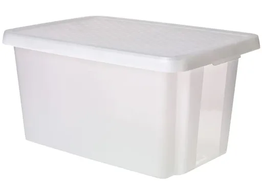 CURVER Úložný box ESSENTIALS 45L s vekom | transparentná