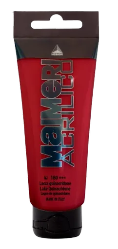 MAIMERI ACRILICO - Akrylové farby 180 - quinacridone lake, 0,2 L