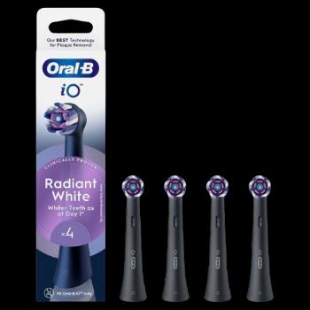 ORAL-B kefkové hlavy na bielenie zubov, čierne 4 ks