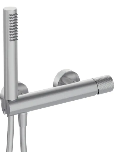 DEANTE - Silia Hexa Sprchová batéria, nerez, so sprchovacím setom BHS_F41M
