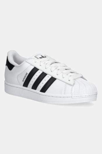 Kožené tenisky adidas Originals Superstar II biela farba, IH8659