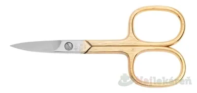 Nippes Nožničky na nechty zahnuté zlátené 9 cm