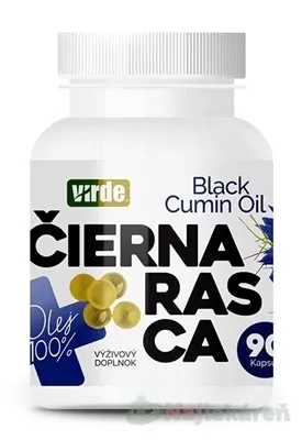Virde ČIERNA RASCA olej 100% 90 kapsúl