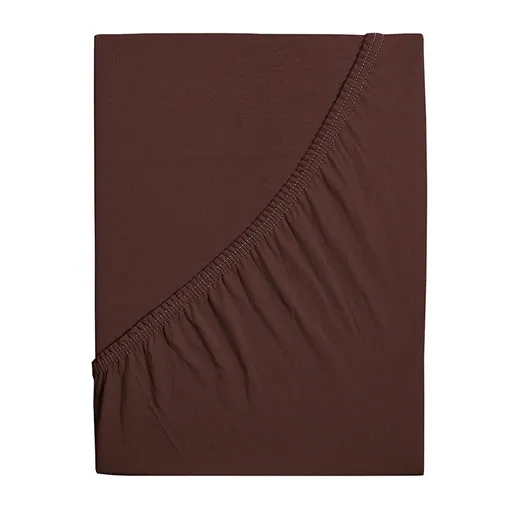 4Home jersey prestieradlo Ideál tmavohnedá, 200 x 200 cm