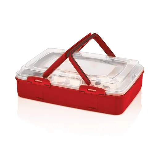 MAKRO - Dóza na koláče s ručkou rôzne farby