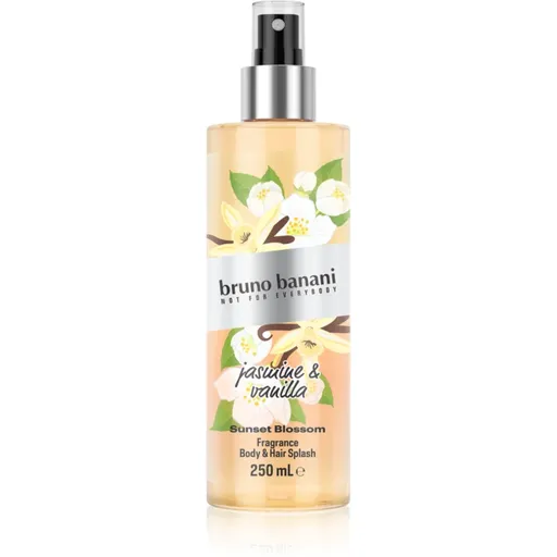 Bruno Banani Sunset Blossom Jasmine & Vanilla parfumovaný sprej na telo a vlasy pre ženy 250 ml