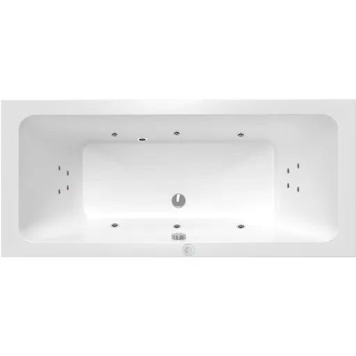 Masážna vaňa SIKO Nora 180x80 cm BASIC akrylát ľavá aj pravá SIKOHMBNO180