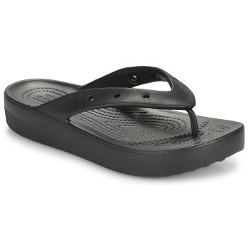 Crocs  Classic Platform Flip W  Žabky Čierna