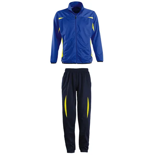 SOL'S Športová súprava Camp Nou - Kráľovská modrá / žltá / tmavomodrá | XL