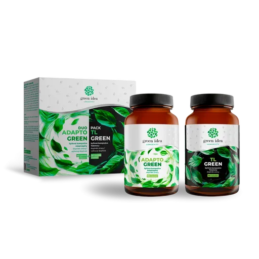 LONGEVITY DUOPACK - ADAPTO GREEN + TL GREEN - 180 kapsúl - Green idea