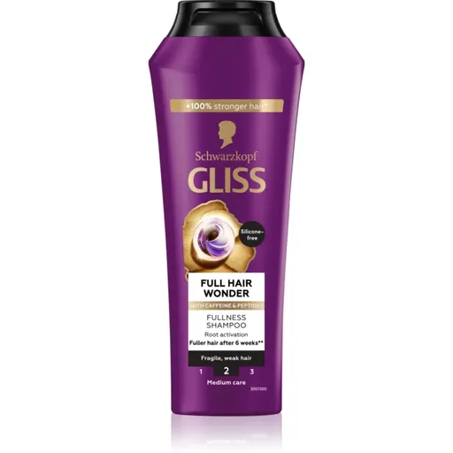 Schwarzkopf Gliss Full Hair Wonder regeneračný šampón pre oslabené vlasy 250 ml