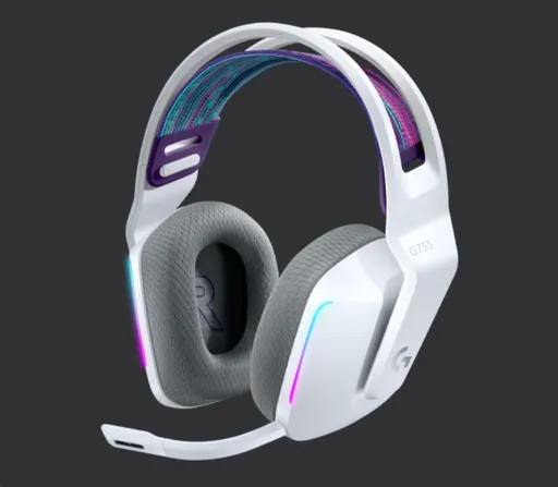 Logitech herné slúchadlá G733, LIGHTSPEED Wireless RGB Gaming Headset, EMEA, white