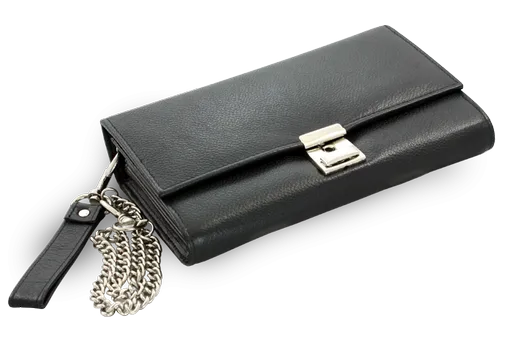 Kožená čašnícka peňaženka s retiazkou 515-7401A-60
