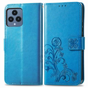 ART FLOWERS Peňaženkový kryt T Phone / T Phone 2023 modrý