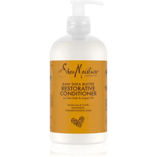 Shea Moisture Raw Shea Butter obnovujúci kondicionér pre poškodené vlasy 384 ml