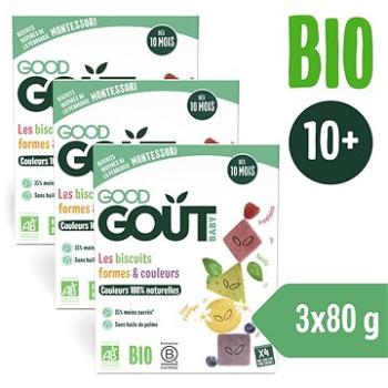 Good Gout BIO Sušienky farby & tvary (3× 80 g) (8594200262020)