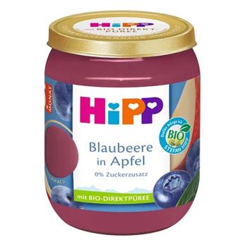 HIPP Jablká s čučoriedkami BIO 160 g