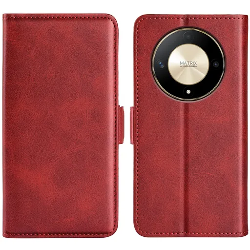 SIDE Peňaženkové puzdro pre Honor Magic6 Lite 5G červené