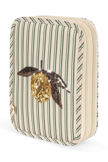 Peračník Konges Sløjd CLOVER PENCIL CASE béžová farba, KS103456