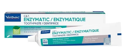 CET Veggiedent enzymatická zubná pasta s príchuťou hydiny pre psy a mačky 70g