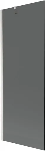 MEXEN/S - Next vaňová zástena FIX 70 x 150, grafit, nikel kartáčovaná 895-070-000-00-40-97