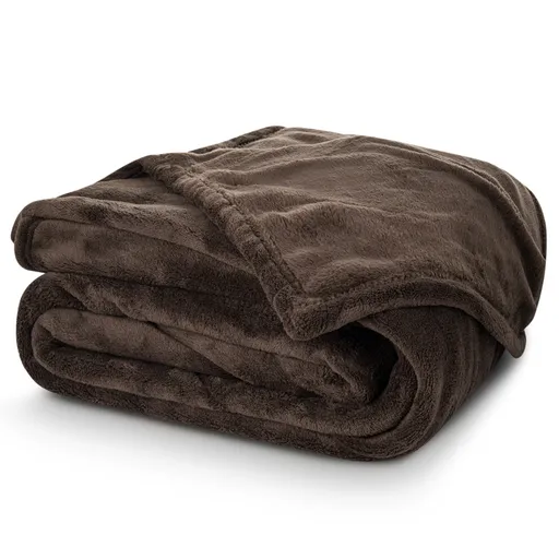 Carbotex Deka mikroplyš hnedá, 150 x 200 cm