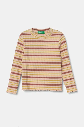 Detské tričko s dlhým rukávom United Colors of Benetton