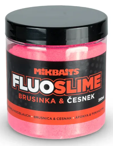 Mikbaits obalovací dip fluo slime 100 g - brusnica cesnak