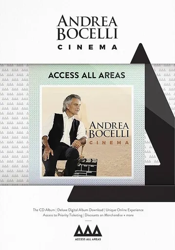Andrea Bocelli, Cinema (Limited Access All Areas Edition), CD