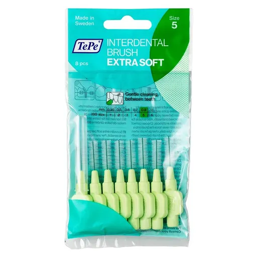 TEPE Medzizubné kefky EXTRA SOFT 0,8 mm 8 ks