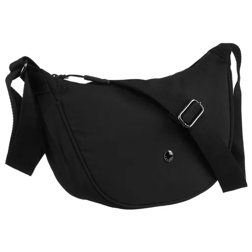 Klasyczna, miejska torebka damska z poliestru w czarnym kolorze - Peterson