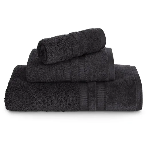 ArtFir Osuška PORTO | čierna 70 x 140 cm