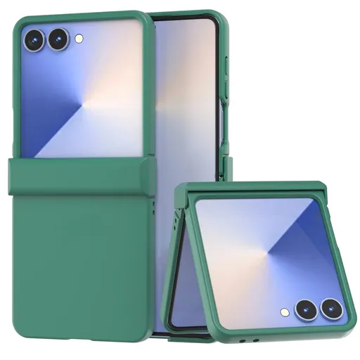 ABEEL SKIN  Ochranný plastový kryt pre Samsung Galaxy Z Flip7 5G tmavozelený