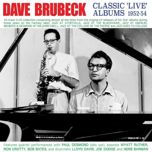 Dave Brubeck, CLASSIC 'LIVE' ALBUMS 1952-54, CD