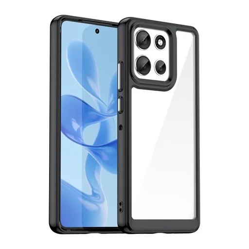 CRYSTAL Ochranný kryt pre Motorola Moto G86 5G čierny