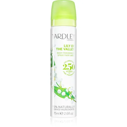 Yardley Lily Of The Valley dezodorant v spreji pre ženy 75 ml