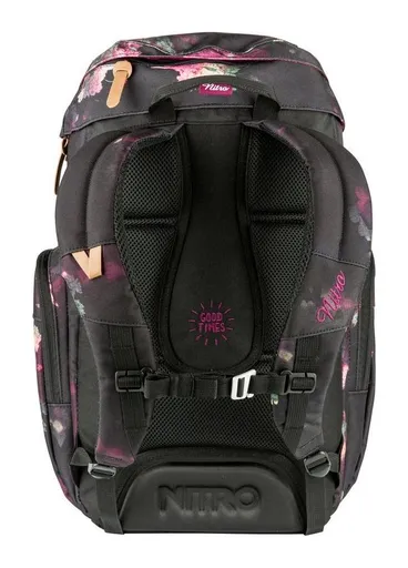 Dámsky ruksak na notebook Nitro Daypacker Black rose