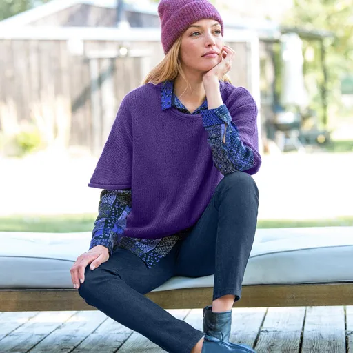 Pulóver so skrátenými rukávmi