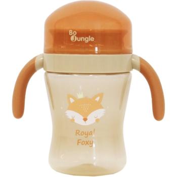 Bo Jungle Drinking Cup 360° tréningový hrnček 6m+ Royal Foxy 240 ml