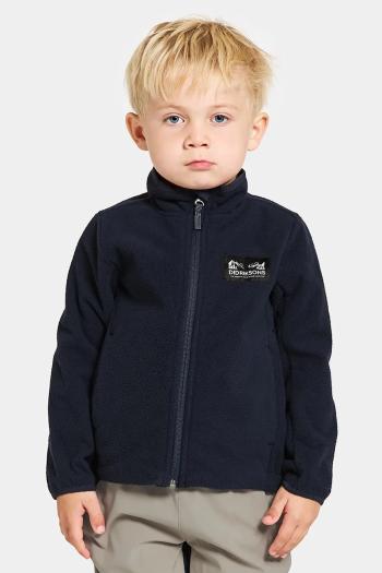 Detská mikina Didriksons MUSKOT KDS JACKET tmavomodrá farba, jednofarebná, 505711