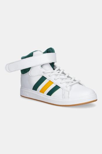 Detské tenisky adidas GRAND COURT MID biela farba, JP8875