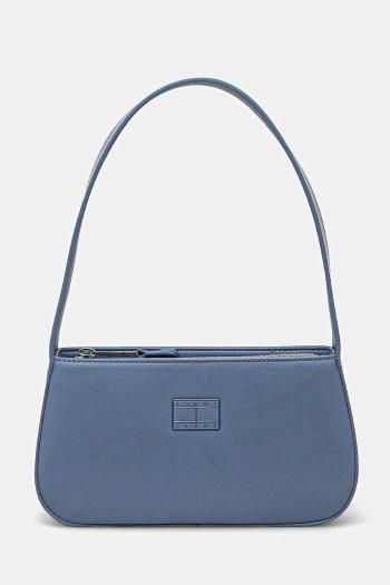 Kabelka Tommy Jeans tmavomodrá farba, AW0AW16967
