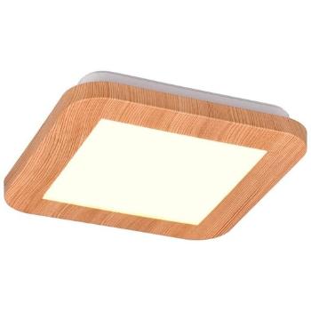 LED stropné osvetlenie Reality Camillus drevodekor RE R62931035