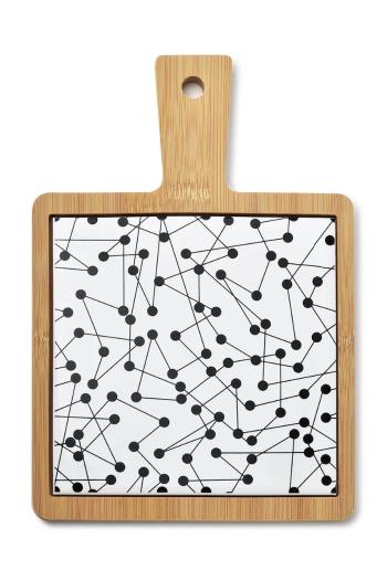 Servírovacia doska Affek Design Modern Kichen hnedá farba