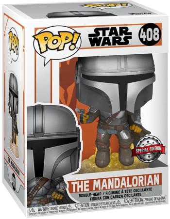 Figura Funko POP! Star Wars - Mandalorian Mando Flying with Blaster