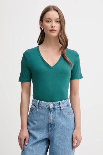 Bavlnené tričko United Colors of Benetton dámske, ružová farba, 3GA2E4230