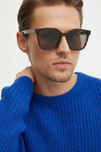 Slnečné okuliare Gucci pánske, hnedá farba, GG1346SK