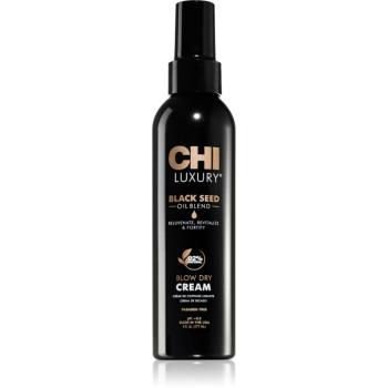 CHI Luxury Black Seed Oil Blow Dry Cream vyživujúci a termoochranný krém pre uhladenie vlasov 177 ml