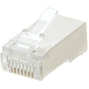 10-pack, Datacom, RJ45, CAT5E, STP, 8p8c, tienený, neskladaný, pre licnu (lanko) (4156)