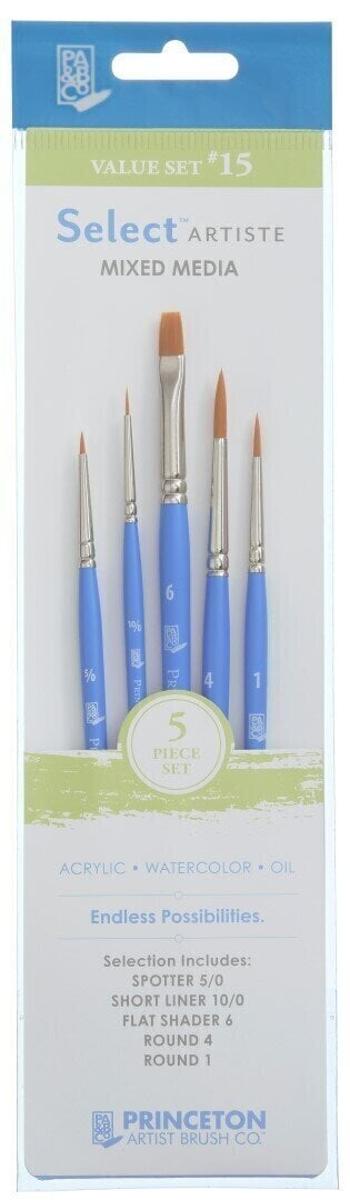 Princeton Brush Selectartiste Multi-Technique Sada štetcov 5 ks